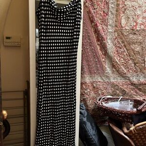 Zara Black and White Polka Dot Blouse